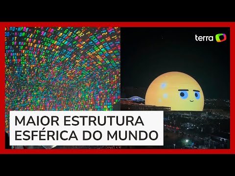 Esfera com maior painel de LED do mundo é inaugurada em Las Vegas