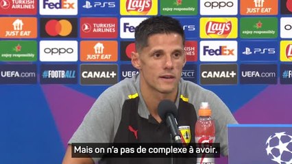 Lens - Sotoca : "On n'a pas de complexe à avoir"