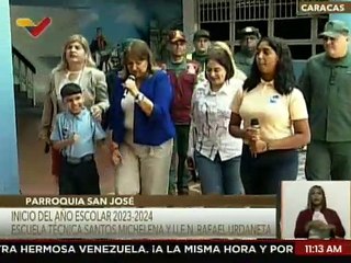 Más de 800 alumnos iniciaron clases en la  U.E. Rafael Urdaneta en Caracas con total rehabilitación