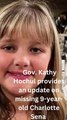 Gov. Kathy Hochul provides an update on missing 9-year-old Charlotte Sena  #news #usa