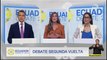 Seguridad, el principal eje en debate presidencial de Ecuador