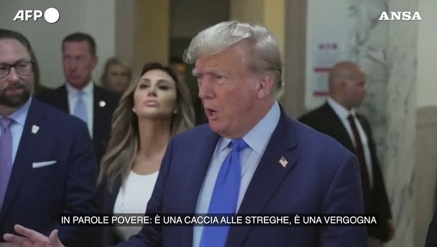 Trump: Il procuratore e' corrotto, contro di me una caccia alle streghe