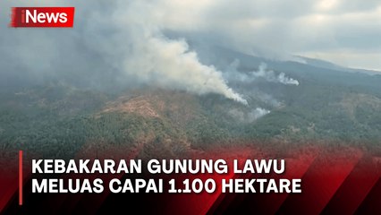Kebakaran Gunung Lawu Meluas Capai 1.100 Hektare