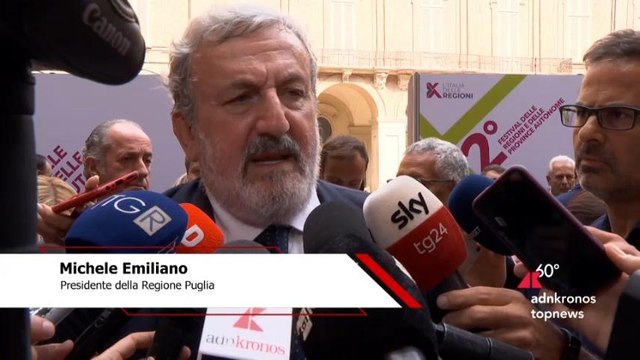 Regioni, Emiliano (Pres. Puglia): Autonomia solo per il Nord, azzerati fondi per il Sud