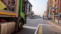 Milano, obbligo sensori che sui camion segnalano l'angolo cieco
