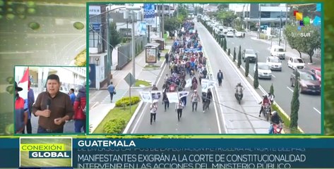 Pueblos originarios de Guatemala se suman al paro contra fiscal general
