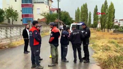 Catastrophe des inondations à Aksaray : l'enfant bloqué a été secouru par les pompiers