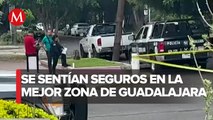 Atacan a balazos a pareja de la tercera edad al interior de restaurante en Guadalajara
