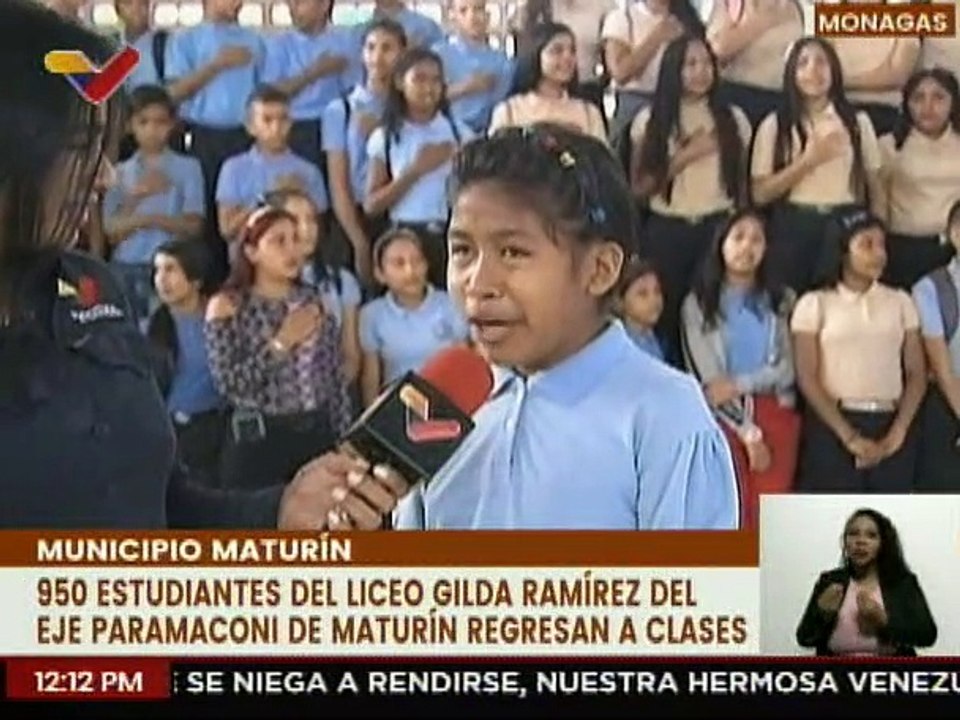 Monagas | 950 estudiantes beneficiados con adecuaciones en el Liceo Gilda Ramírez por las Bricomiles