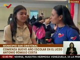 Táchira | Alumnos agradecen a las Bricomiles del L.N Antonio Rómulo Costa por espacios recuperados