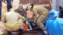 Umuarama: Trabalhador fica ferido após cair de escada em construção de residência