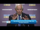 Die USA sparen sich die Ukraine-Hilfe - die EU äußert Bedauern