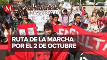 CdMx se prepara para las marchas del 2 de octubre