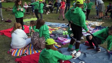 Ognisko na osiedlu Łazek