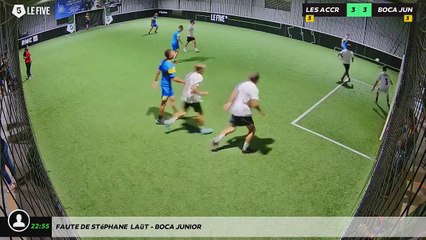Faute de Stéphane  Laüt - BOCA JUNIOR