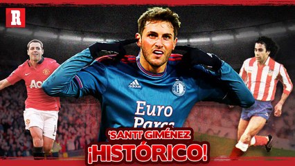 Santiago Giménez SUPERA a HUGO SÁNCHEZ con 33 goles en MENOS tiempo