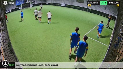 Faute de Stéphane  Laüt - BOCA JUNIOR