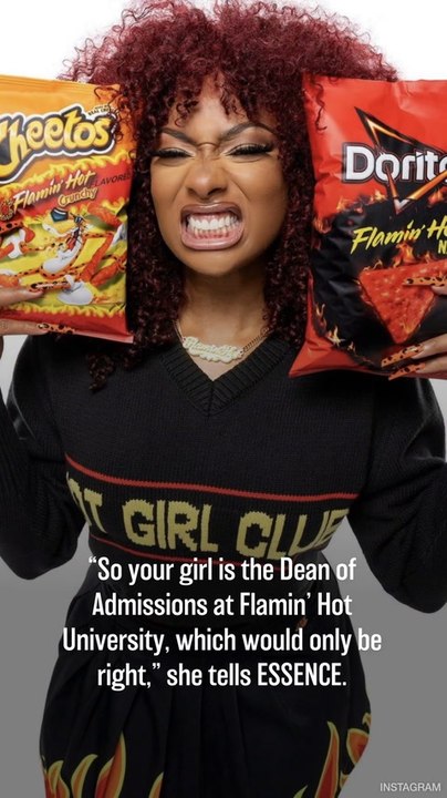WATCH: In My Feed - Megan Thee Stallion Partners With Cheetos Flamin