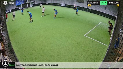 Faute de Stéphane  Laüt - BOCA JUNIOR