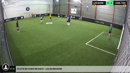 Faute de Fabio Branco - LES BARBARINS