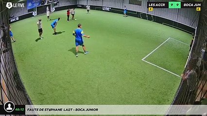 Faute de Stéphane  Laüt - BOCA JUNIOR