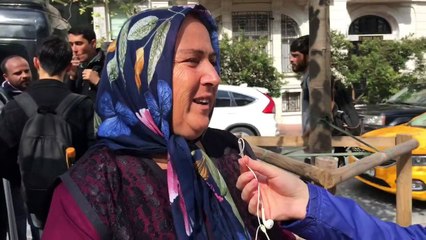 "Sadaka için değil, hakkımız için buradayız"