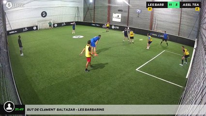 But de Clément  Baltazar - LES BARBARINS