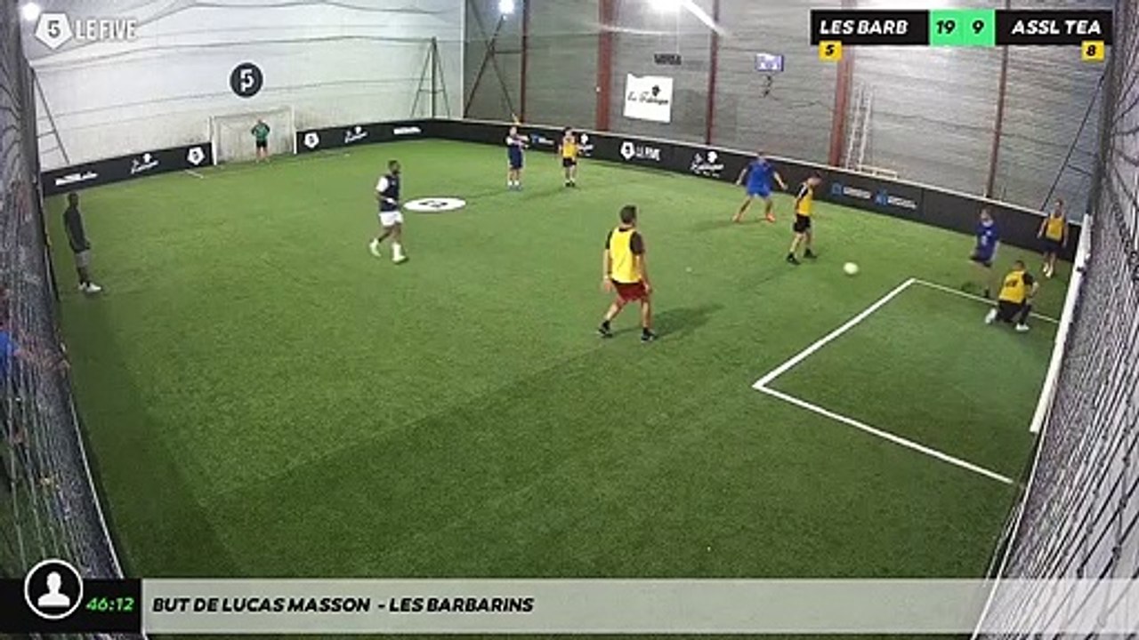 But de Lucas MASSON  - LES BARBARINS