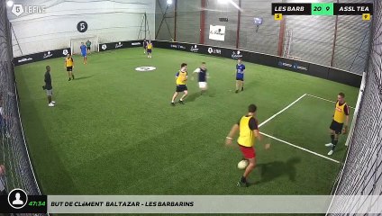 But de Clément  Baltazar - LES BARBARINS