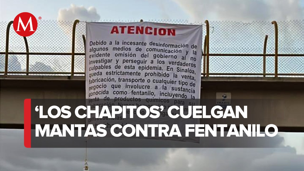 Mantas de ‘Los Chapitos’ estarían dirigidas al gobierno, considera la Fiscal de Sinaloa