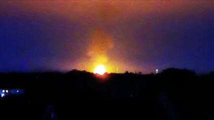 İngiltere'de Oxford yakınlarında büyük bir "patlama" meydana geldi