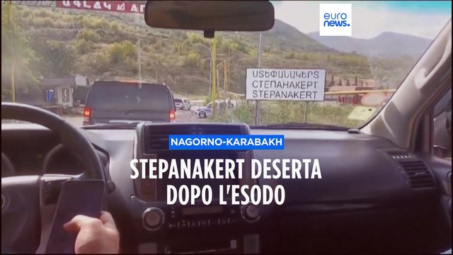 Nagorno-Karabakh, terminato l'esodo. Stepanakert città fantasma