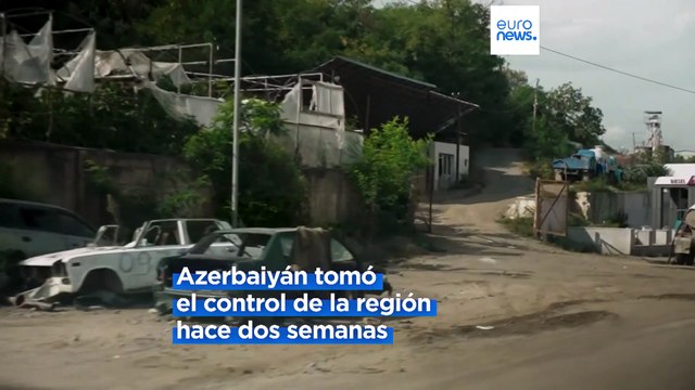 Stepanakert, la ciudad fantasma tras la huída de los armenios de Nagorno Karabaj