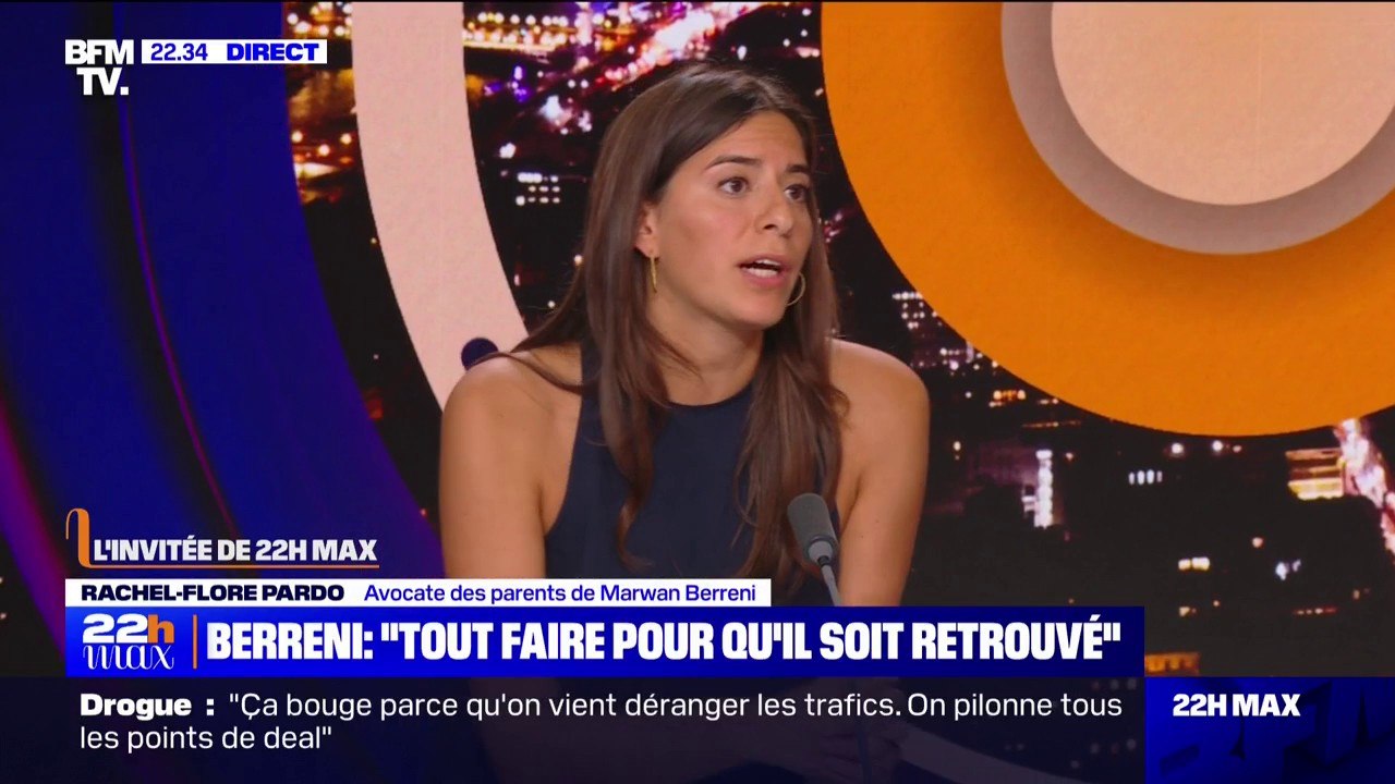 Disparition de Marwan Berreni: "Les parents vont tout faire pour que leur fils soit retrouvé", affirme Rachel-Flore Pardo (avocate des parents de l'acteur)