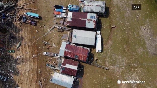 Severe drought plaguing residents of the Brazilian Amazon