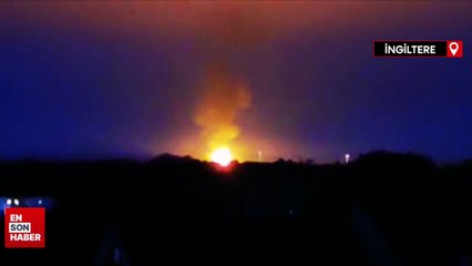 İngiltere’de biyogaz tesisine yıldırım düştü: Patlama meydana geldi