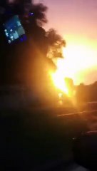 Así fue la gigantesca explosión de una planta recicladora en Reino Unido