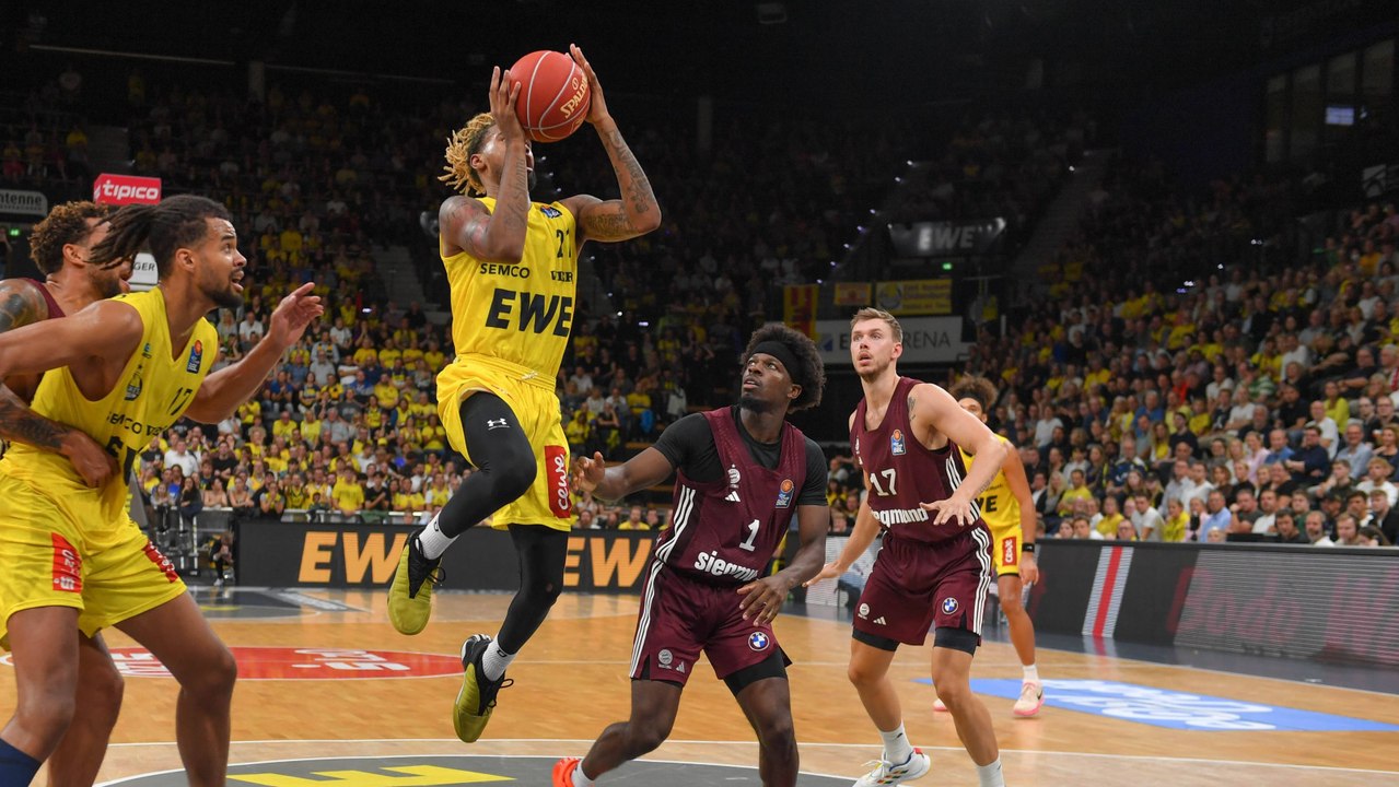 Mit krachendem Dunk in die Pause: Oldenburg düpiert die Bayern