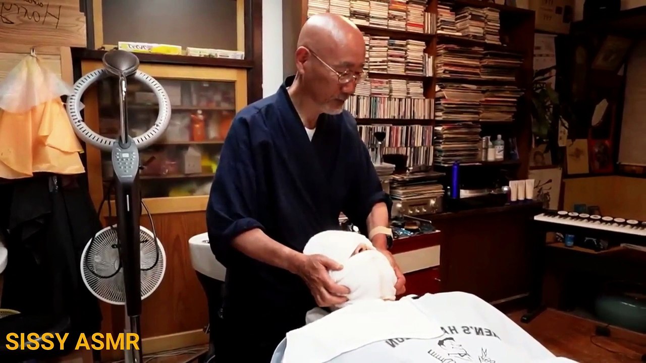 SISSY ASMR : TRADITIONAL JAPANESE FACIAL MASSAGE (BEARD MUSTACHE EAR EYEBROWS AND NOSE) 2/2