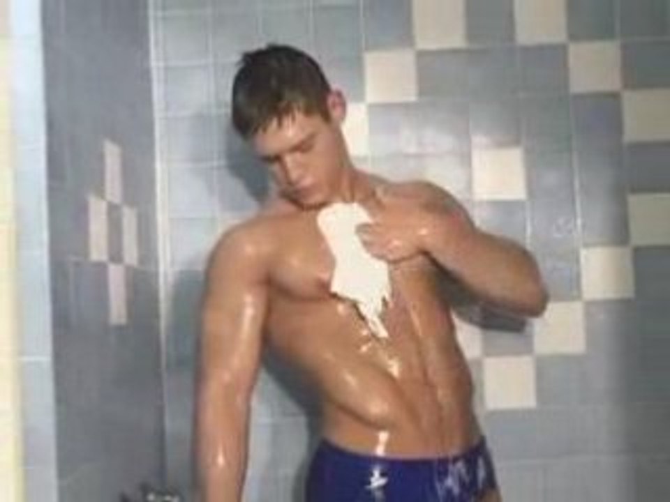 hot guy in the Shower