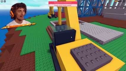 Surviving NATURAL DISASTERS in Roblox...