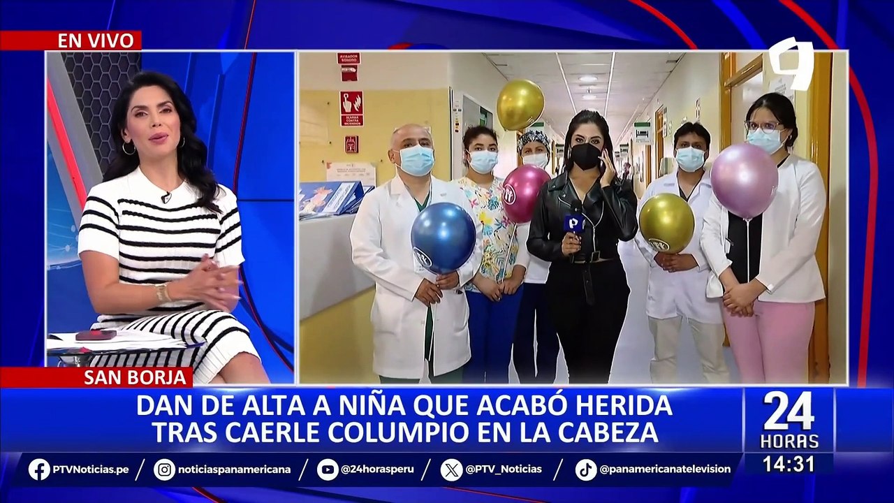 ¡Buenas noticias! dan de alta a niña que termin...