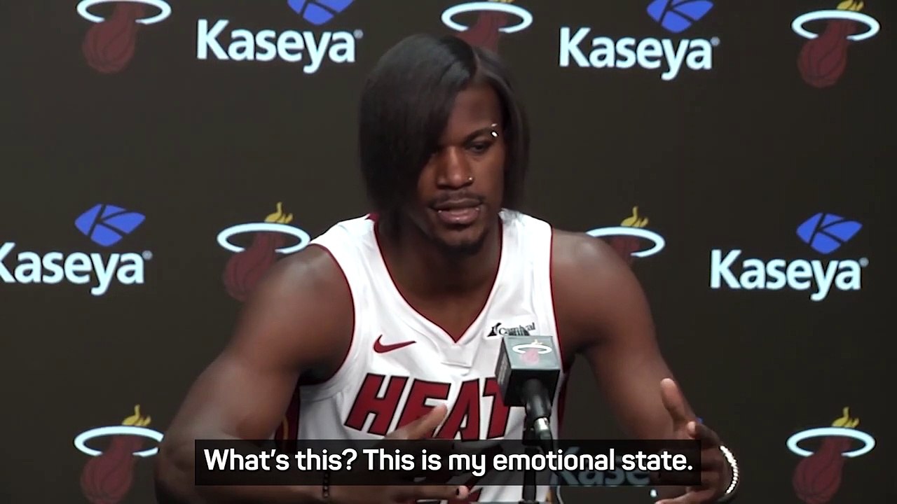 Jimmy Butler's explains new eye-raising 'emo' look - video Dailymotion