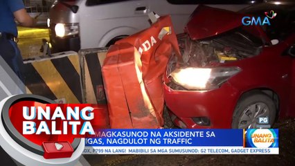 2 magkasunod na aksidente sa EDSA Ortigas, nagdulot ng traffic | UB