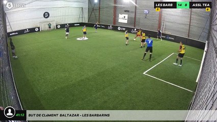 But de Clément  Baltazar - LES BARBARINS