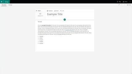 Microsoft Sway Course Section 11 Uploading Contents