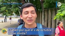 Sondeo: ¿jóvenes de Coatzacoalcos saben por qué el 2 de octubre no se olvida?