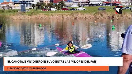 El canotaje misionero estuvo entre las mejores del país