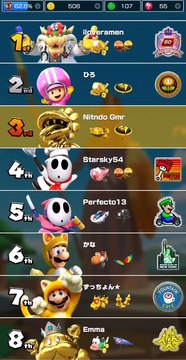 Mario Kart Tour: Anniversary Tour: Chargin Chuck Cup