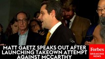 BREAKING NEWS: Matt Gaetz Says He Has 'Enough Republicans' To Oust Kevin McCarthy From Speaker Role